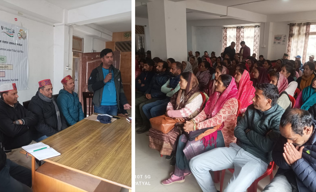 Farmer awareness camp organised in Bharmour under Tribal Sub-Plan
