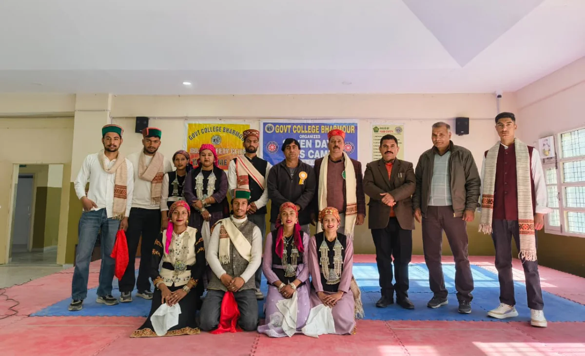 Successful Conclusion of Seven-Day NSS Camp at Government College Bharmour