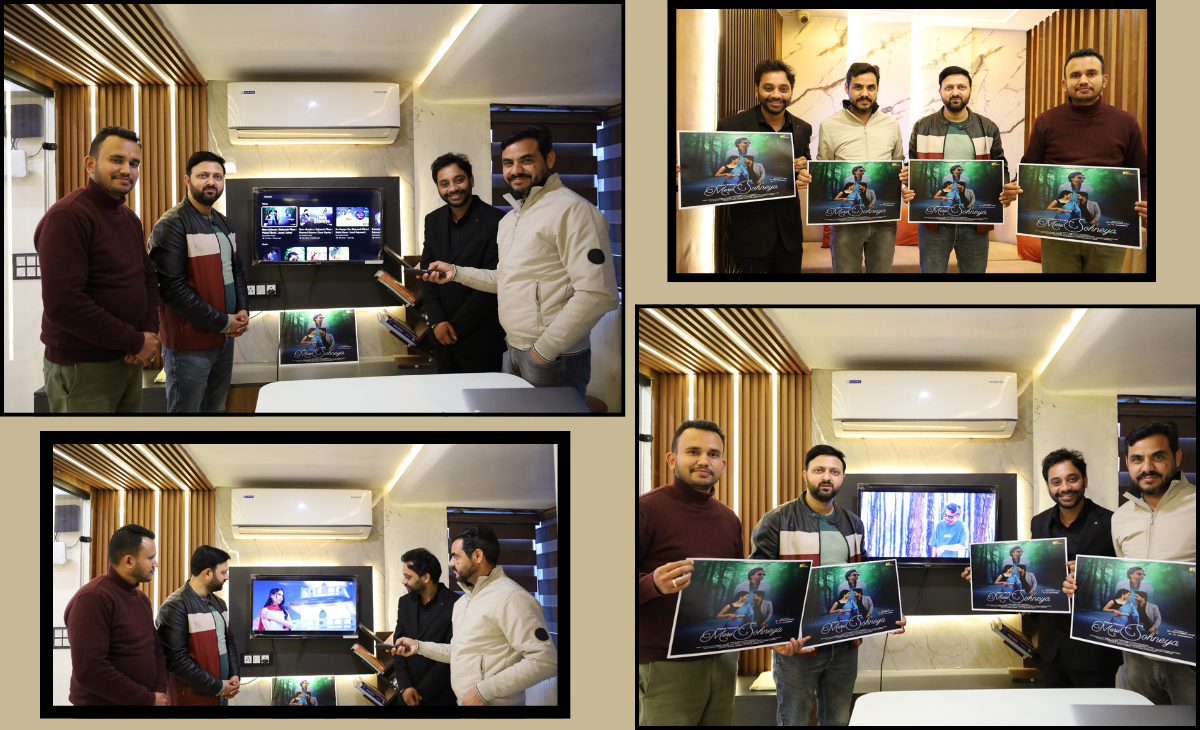 Himachali singer Vishal Tiloria's new romantic song ‘Meri Soniyan’ released by The Newz Radar Executive Editor Sunil Chadha in Dharamshala