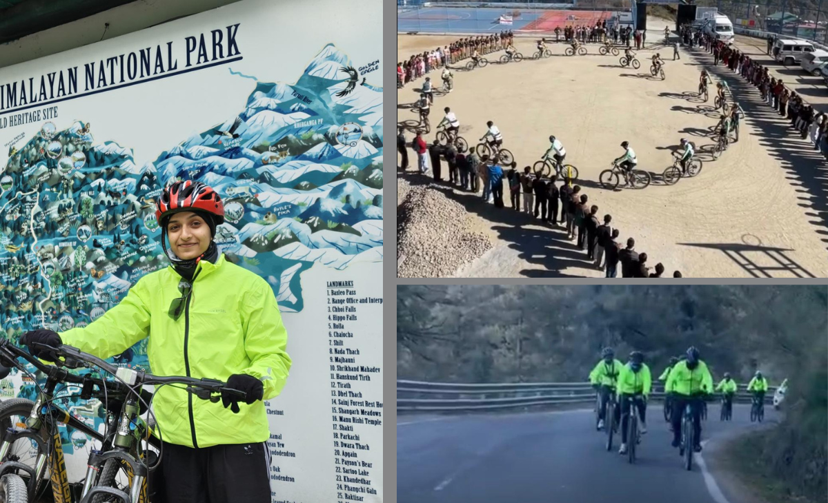 Mandi NCC cadet Muskan conquers 10,800-ft Jalori Pass in 300-km Himalayan Cycling Rally, does Himachal proud