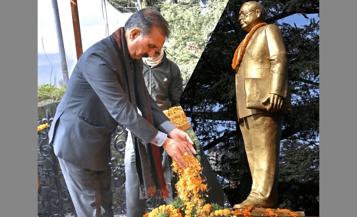 Himachal CM pays tribute to BR Ambedkar in Shimla on his death anniversary