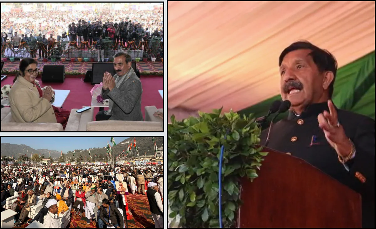 Himachal govt rally: Congress in-charge Rajni Patil declares Mukesh Agnihotri ‘man of the match’ after fiery speech