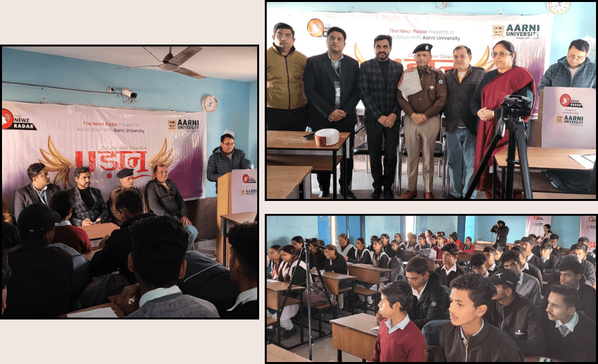Nurpur DSP Chandra Pal Singh shares 6-step success formula with GSSSS-Jassur students at Udaan career event
