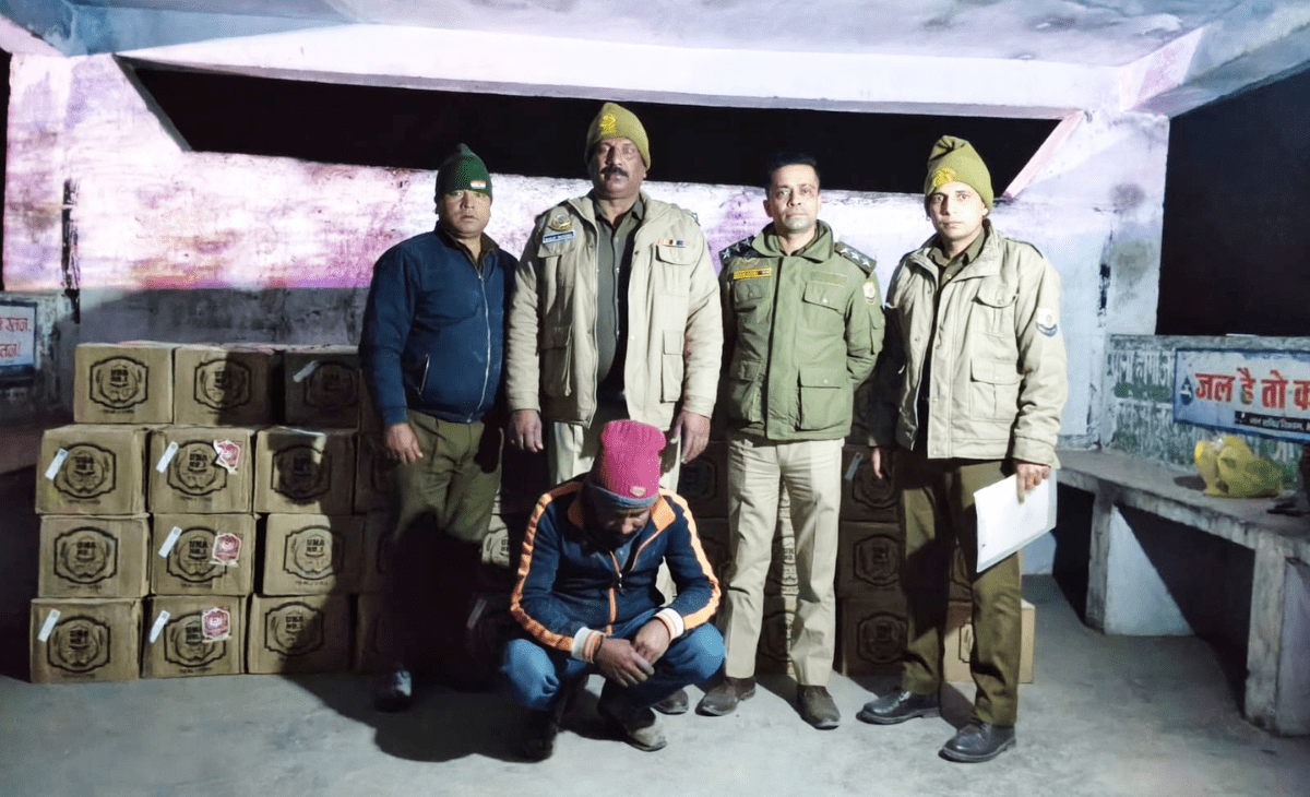 Huge liquor seizure in Dalhousie
