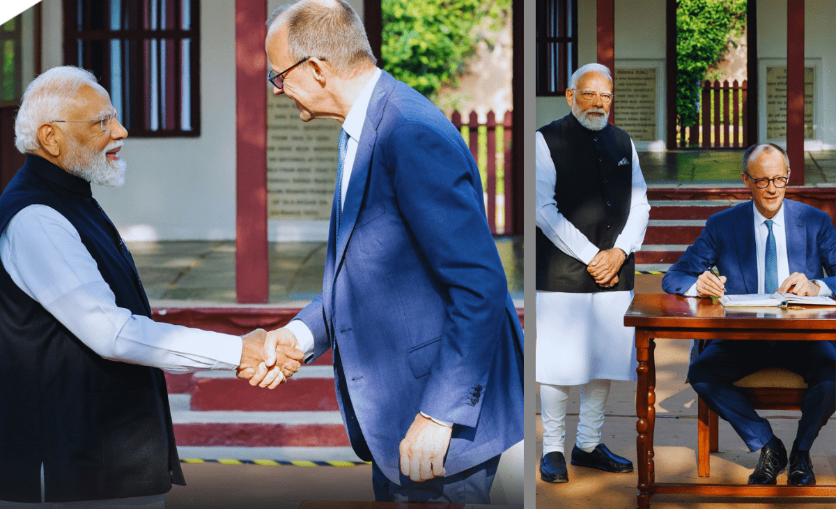 German Chancellor Friedrich Merz Meets PM Modi, Attends International Kite Festival at Sabarmati