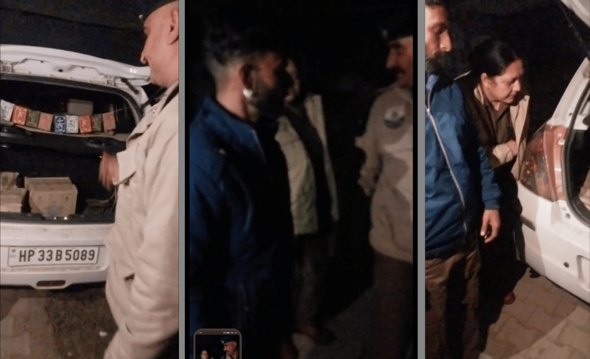 Nurpur police seize 8 cases of illicit liquor, one arrested