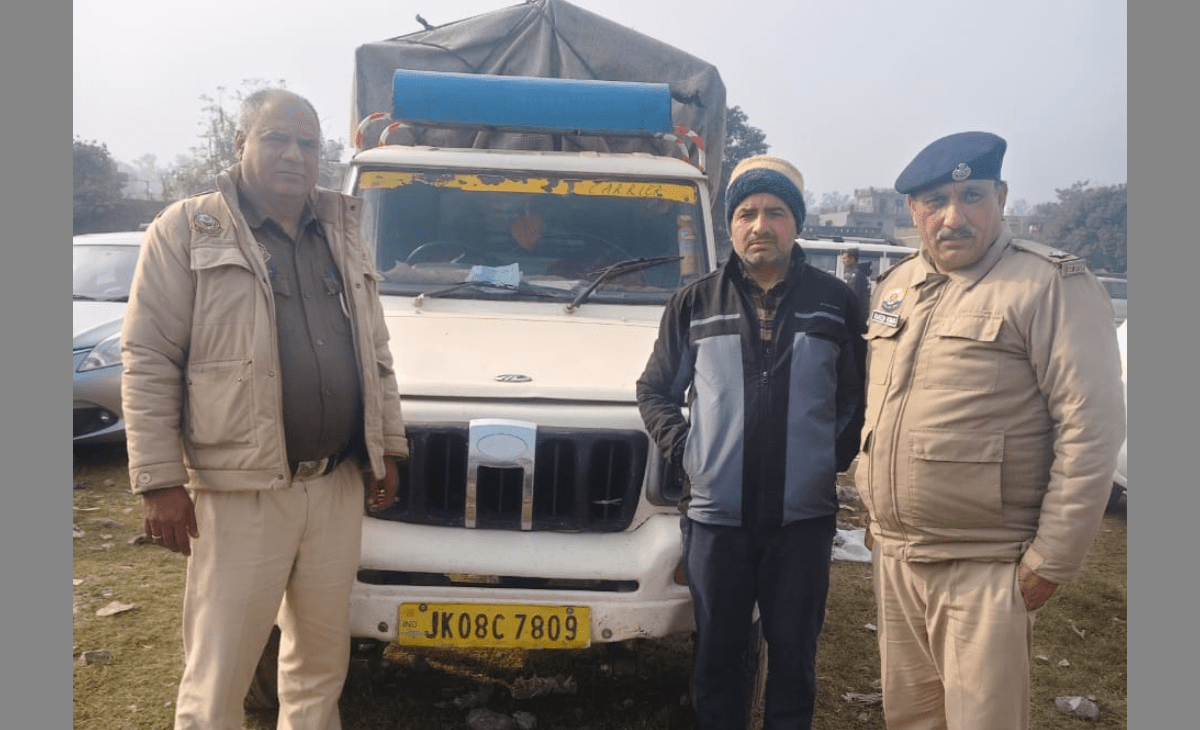 Stolen Pickup Vehicle Recovered Within 24 Hours by Nurpur Police