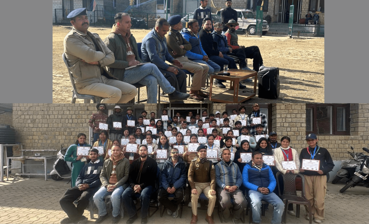 Youth disaster mitra training concludes successfully at Dalhousie