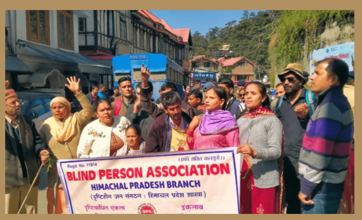 Protesting for over 800 days, Himachal govt finally wakes up to demands of visually impaired, takes decisive action