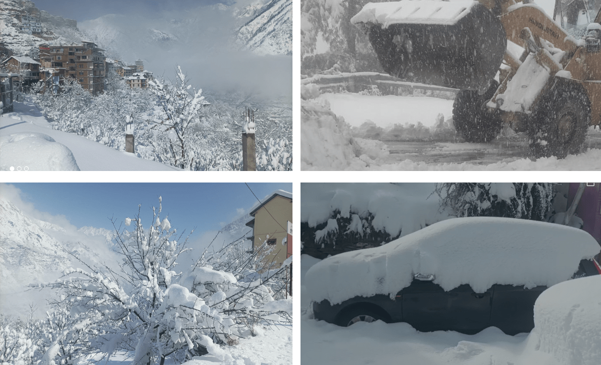 Fresh Snowfall Hits Tribal Bharmour Subdivision Again, Snow Accumulation Reaches Up to Two Feet