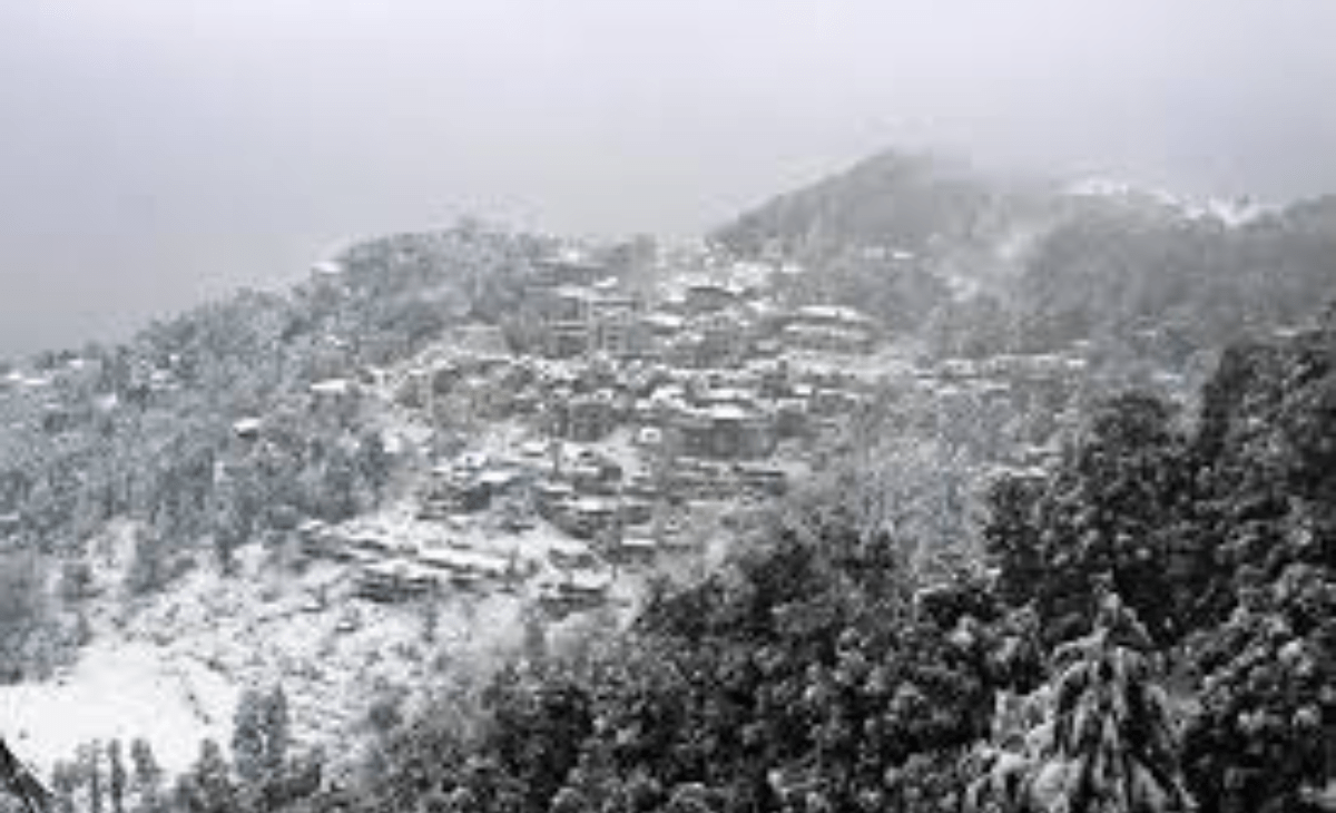 New Year snow paints Himachal town Dalhousie white, Shimla and Manali leave tourists waiting