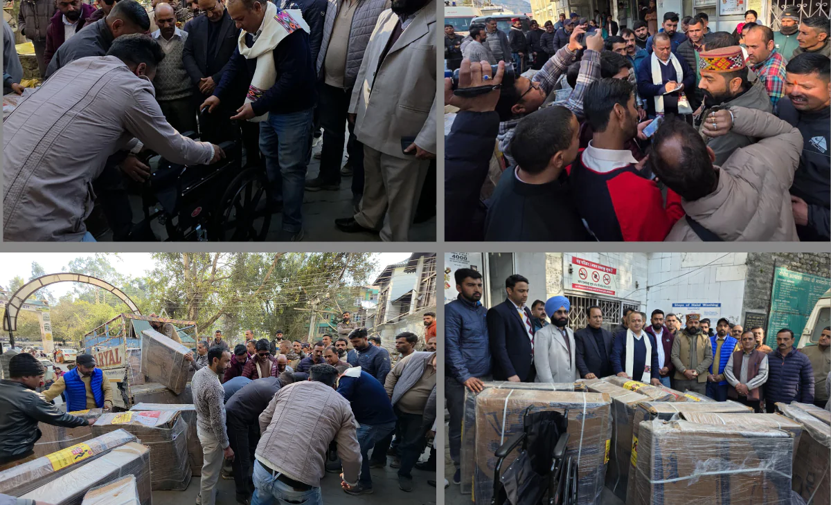 Chamba MLA donates 15 wheelchairs to Medical College