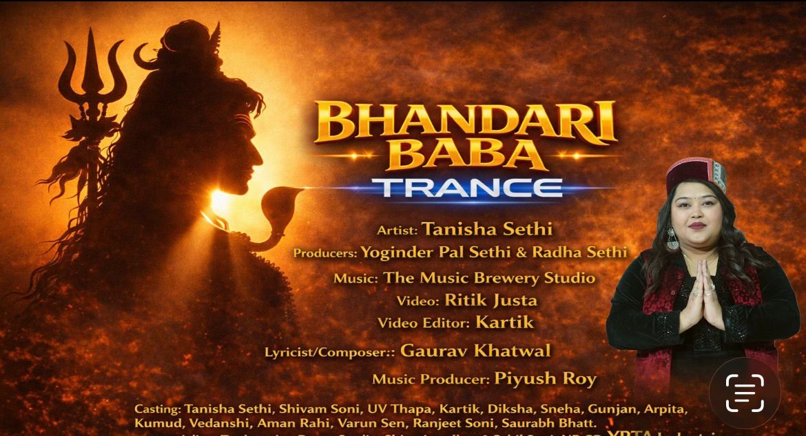 Sundernagar’s Tanisha Sethi Releases ‘Bhandari Baba Trance’ Amid Mandi Shivratri Celebrations
