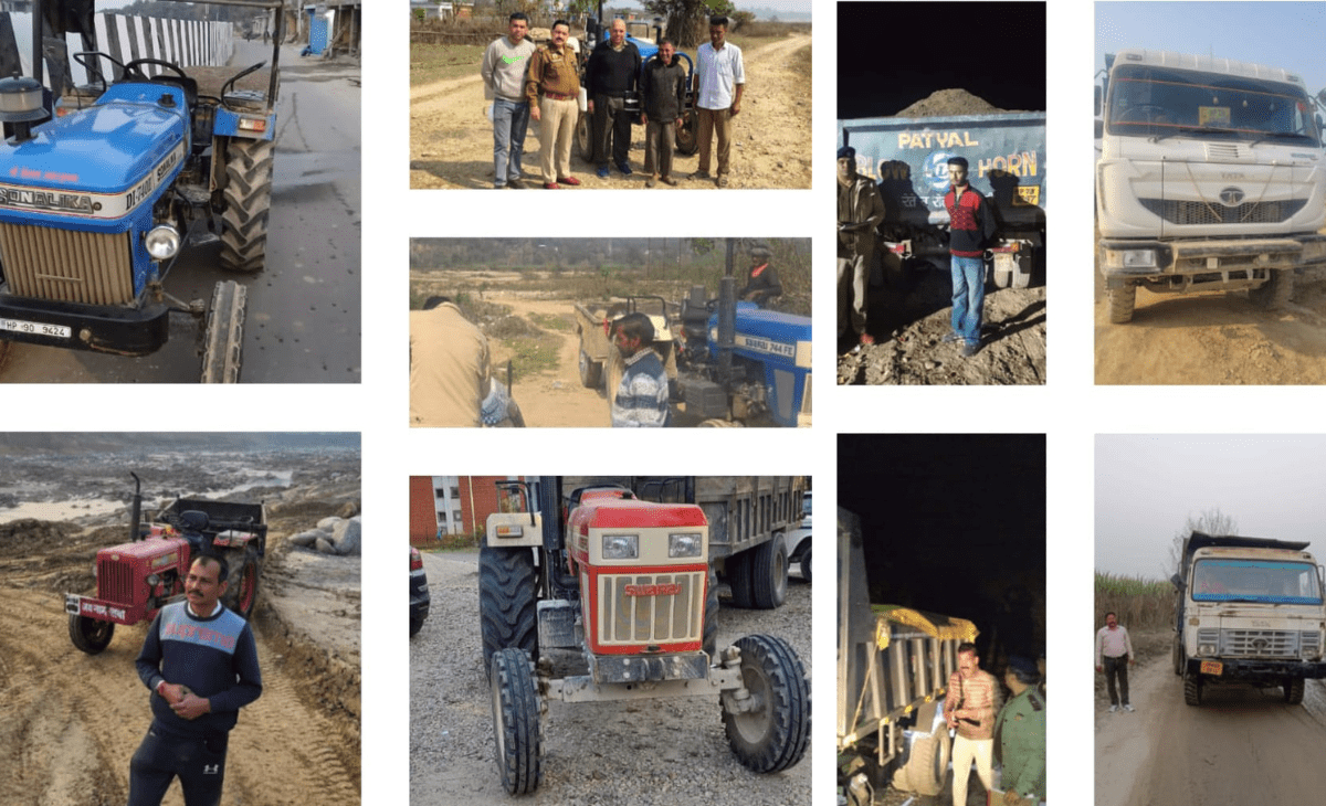 Strict Action Against Illegal Mining Mafia in Nurpur Police