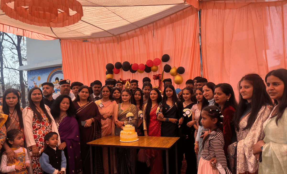 Farewell Ceremony at Rainbow English Senior Secondary School, Bhater
