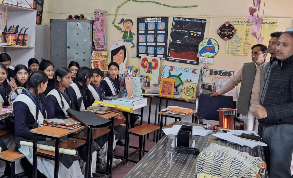 Winter Schools Reopen in Tribal Region Bharmour; ADM Conducts Surprise Inspection