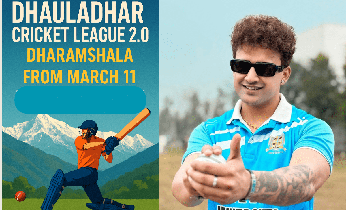 Dharamshala to host “Dhauladhar Cricket League 2.0” from march 11 to raise awareness against drug abuse