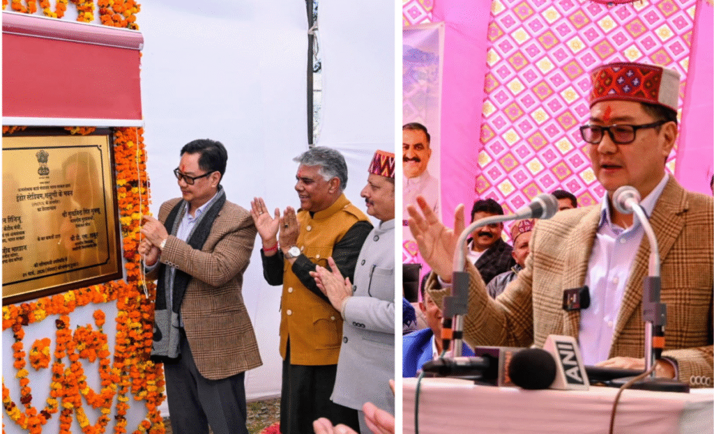 Union Minister Kiren Rijiju Lays Foundation Stones for Development Projects Worth ₹25.86 Crore in Chamba 2 a2