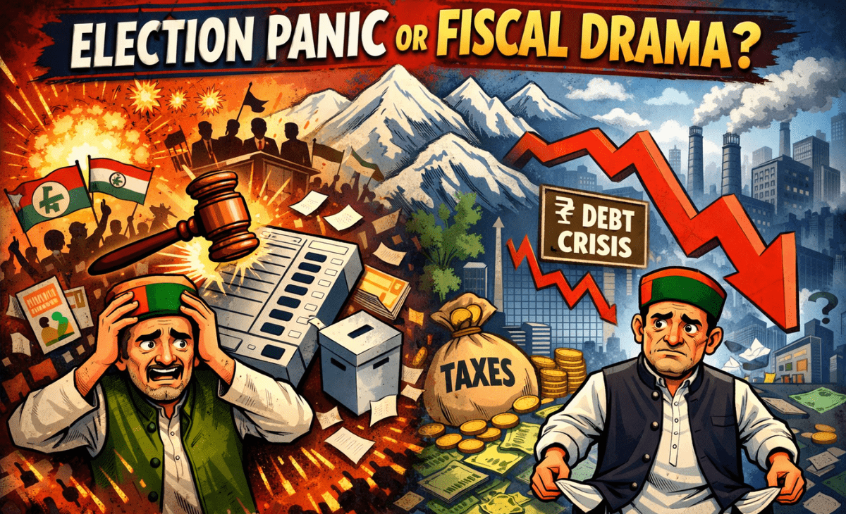 “Election Panic or Fiscal Drama? Congress Suddenly ‘Discovers’ Austerity in Himachal!”