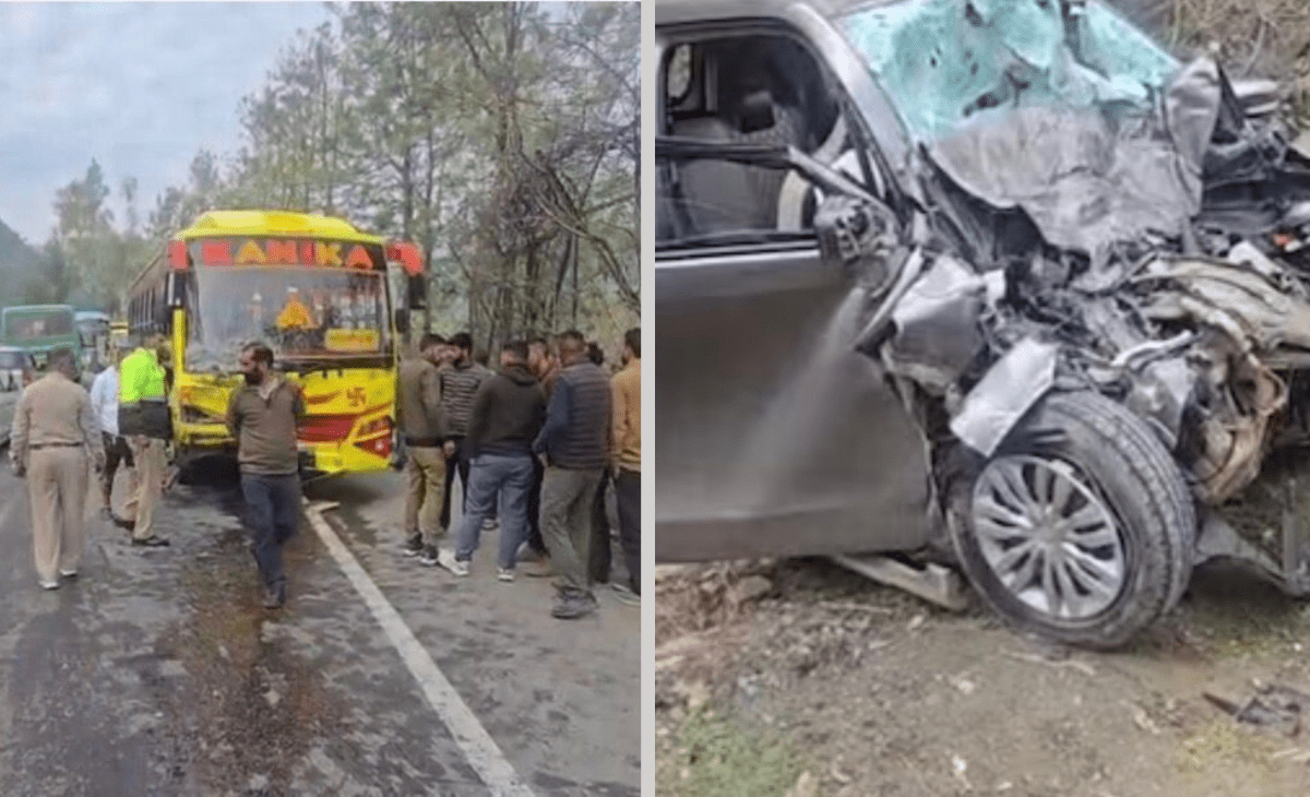 Two K*illed, Two Seriously Injured in Head-on Collision Near Pandoh in Mandi