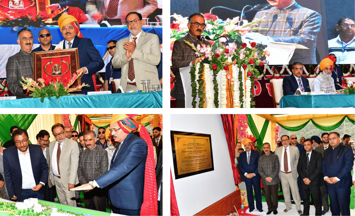 Chief Justice of India Lays Foundation Stone of ₹152 Crore Judicial Court Complex in Mandi