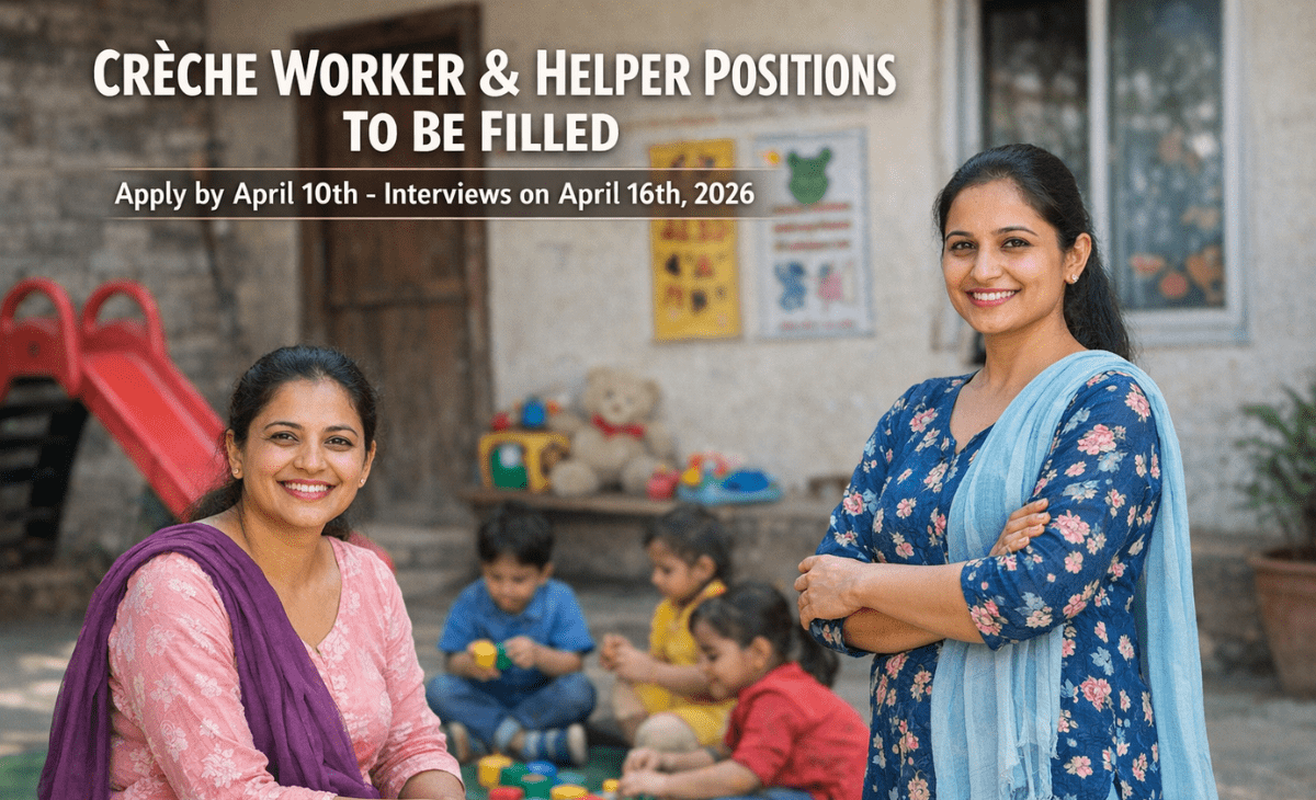 Hiring for Crèche Posts Begins in Palampur
