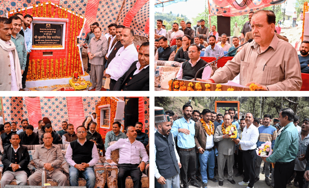 Speaker Kuldeep Singh Pathania Lays Foundation for ₹86 Lakh Jajdi–Bhatuhi Road in Chamba