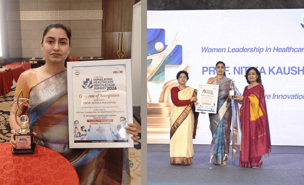 Balh’s Daughter Shines Nationally: Mandi’s Pride Prof. Nitika Kaushal Honoured at Himalayan Healthcare Summit 2026