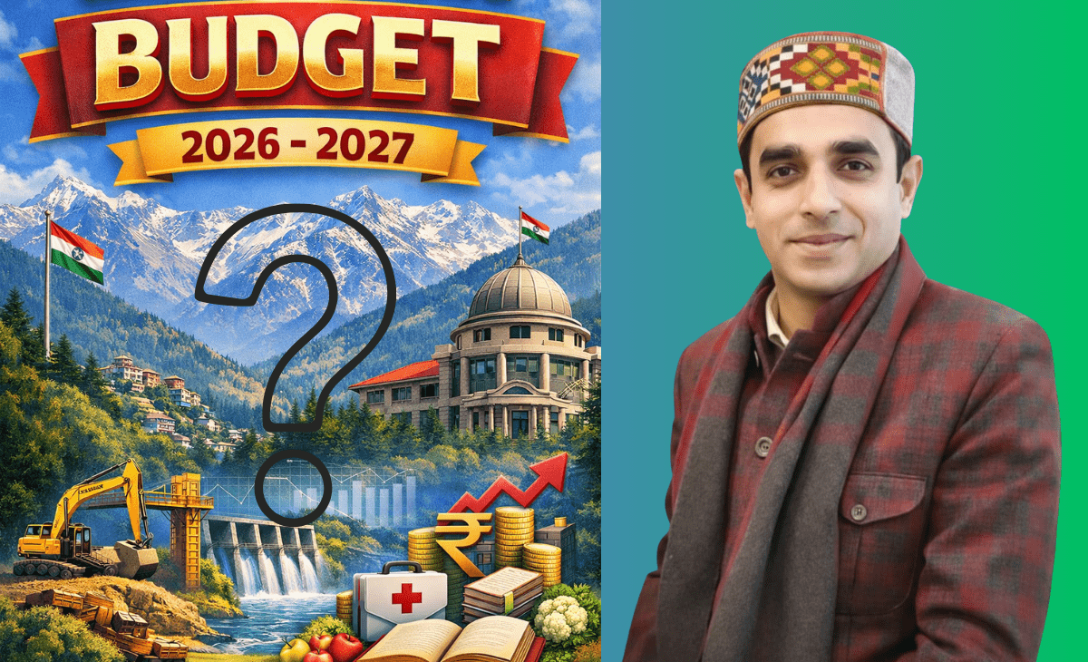 BJP’s Shrey Awasthi raises 5 questions to the Congress Government a day before Himachal Budget 2026–27