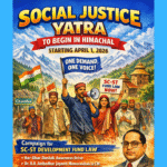 “Social Justice Yatra” to Begin in Himachal from April 1 for SC-ST Development Fund Law