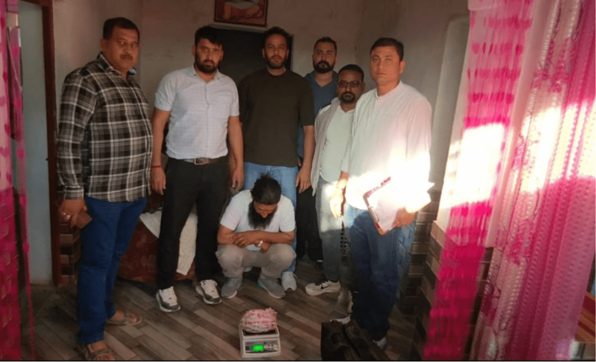 Major police action in Nurpur – 600 grams of charas seized