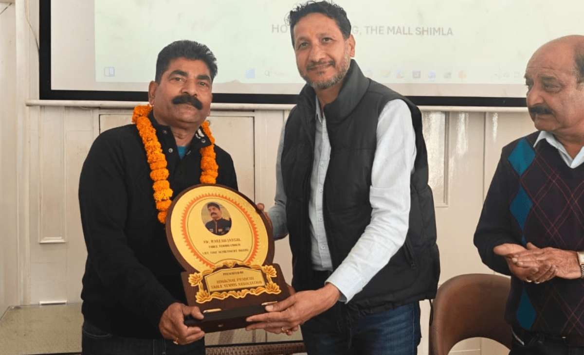 Lifetime Achievement Award for International Table Tennis Coach Rakesh Jassal