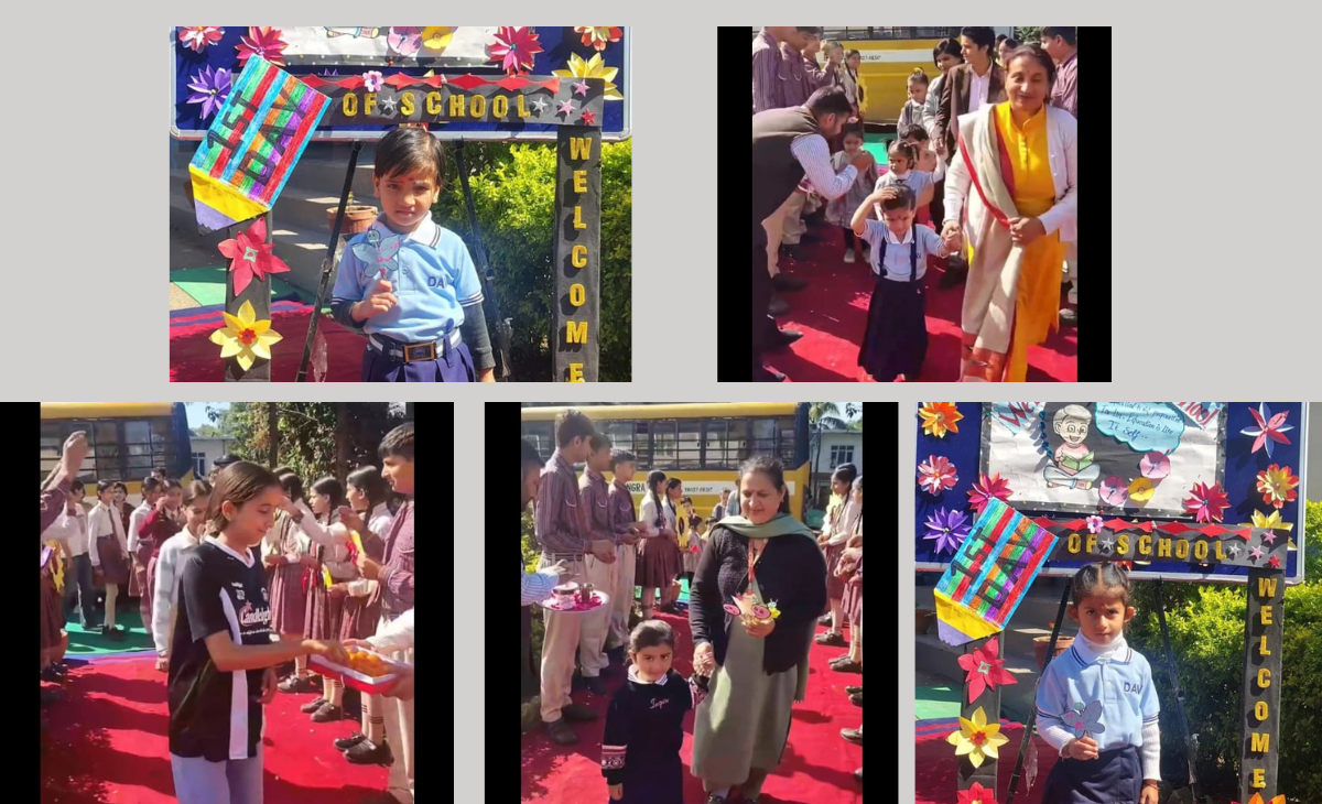 DAV Public School, Gohju Welcomes Students to New Academic Session with Enthusiasm