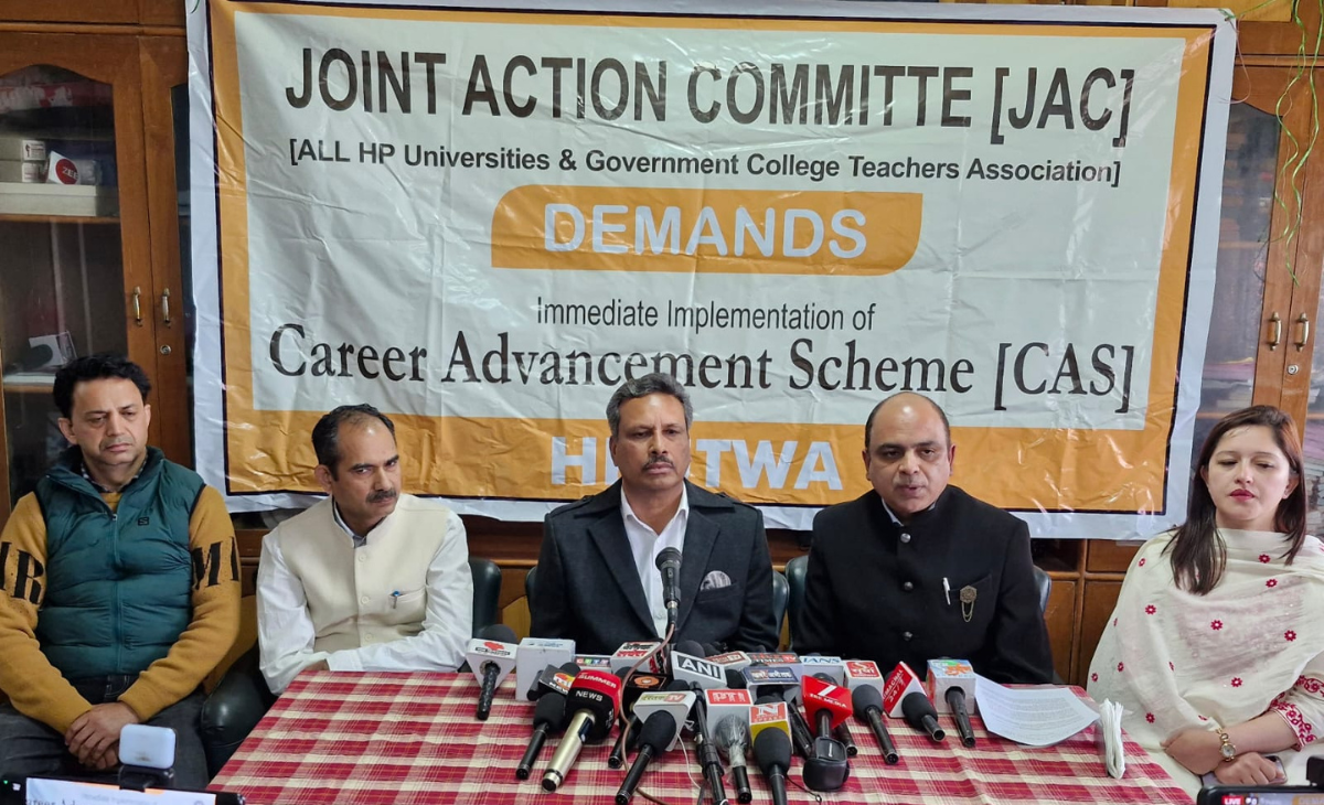 Himachal Pradesh University & College Teachers Warn of Intensified Agitation Over CAS Delay