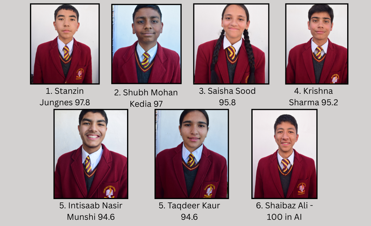 Dalhousie Public School Students Shine in CBSE Class X Results 2026