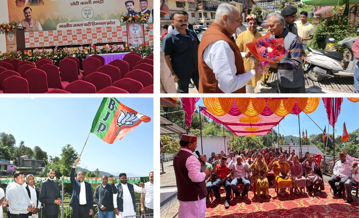BJP Kicks Off Two-Day Organizational Meet in Mandi; Foundation Day Marked with Statewide Booth-Level Outreach