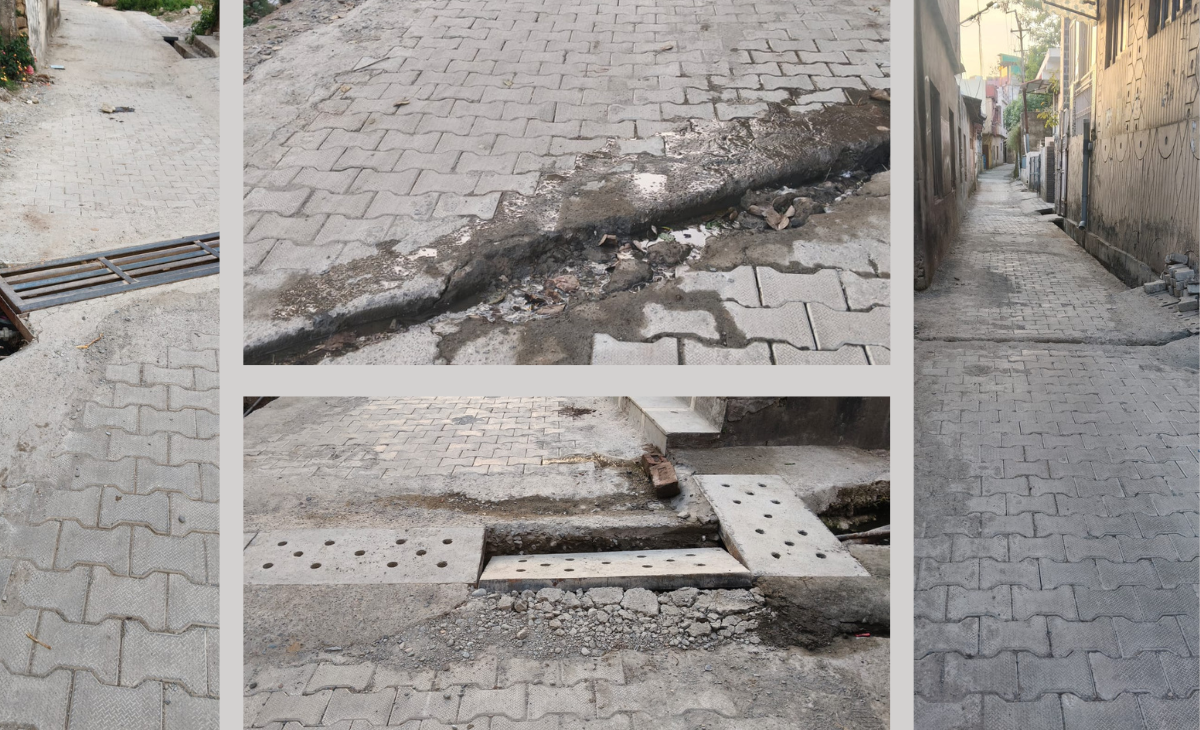 Nurpur’s locality Faces Public Discontent Over Poor Repair Work