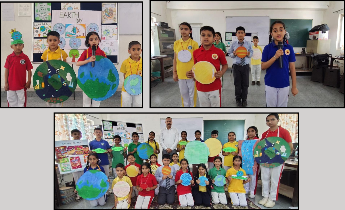 DAV Public School, Gohju Celebrates Earth Day with Enthusiasm