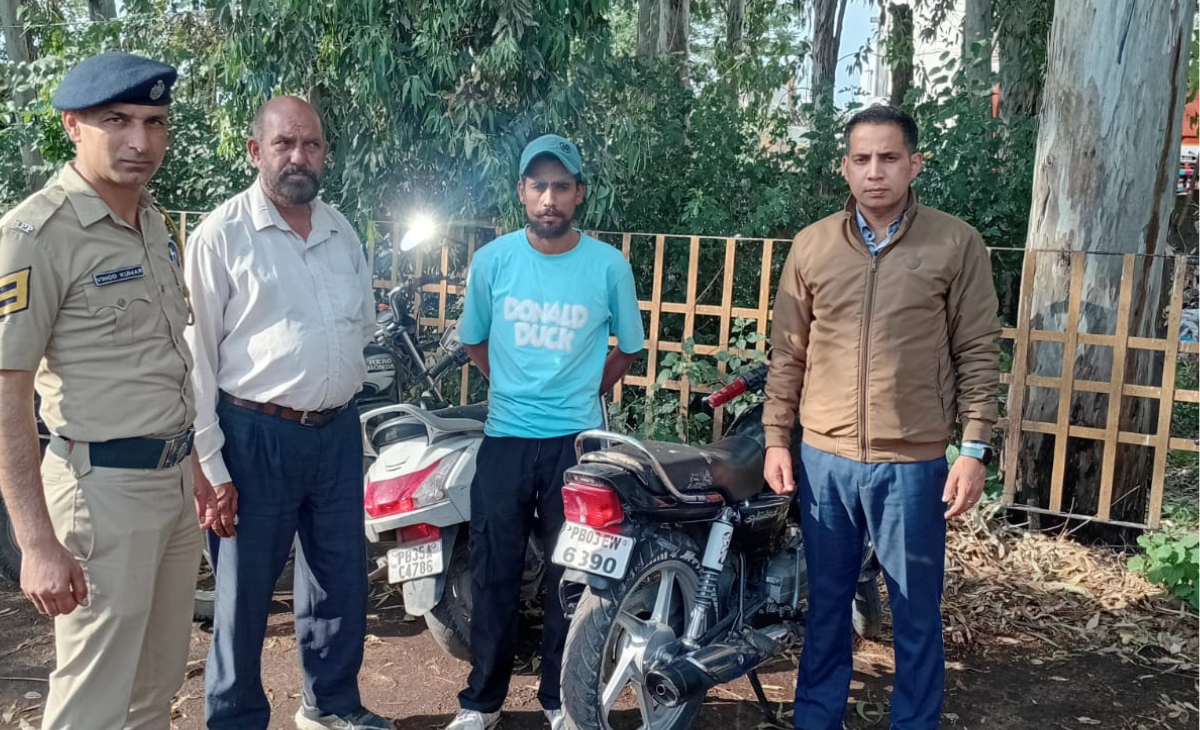 Stolen Motorcycle Recovered in Barindhal Police Operation