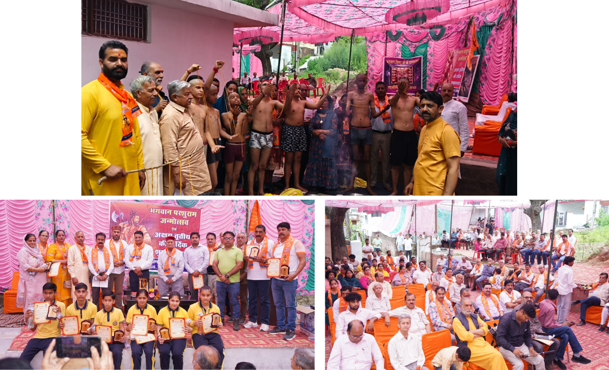 Akshaya Tritiya and Shri Parshuram Jayanti Celebrated with Grandeur at Parshuram Bhavan, Vinay Gali