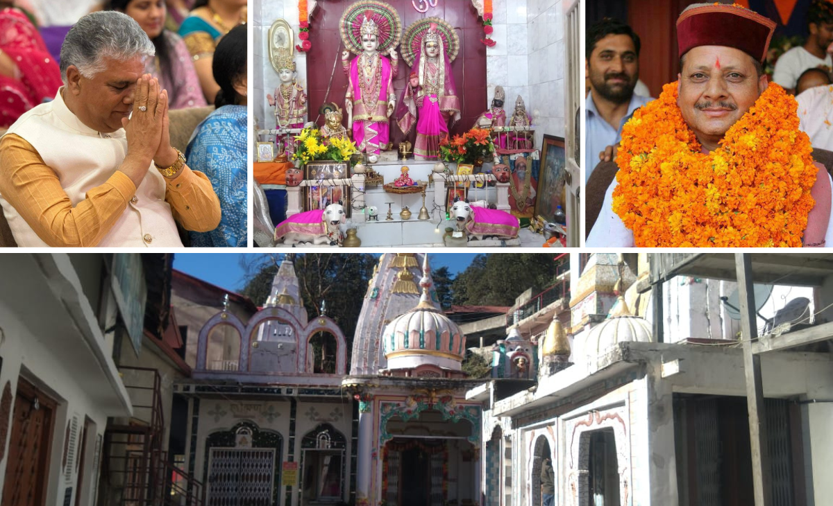 Dalhousie Leaders Thank MP Rajeev Bhardwaj and MLA D.S. Thakur for Temple Preservation Support