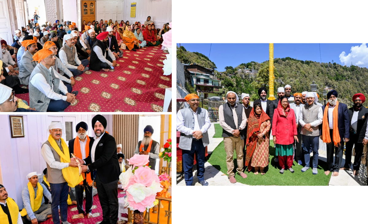 Cabinet Minister Rajesh Dharmani Offers Prayers at Dalhousie Gurudwara on Baisakhi