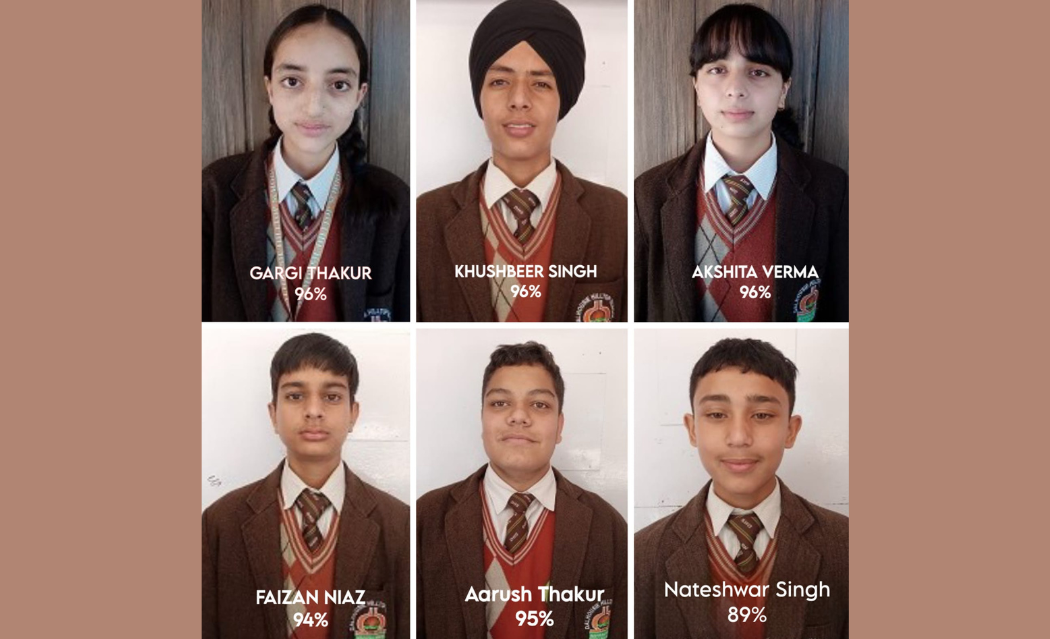 Dalhousie Hilltop School students excel in 10th class CBSE board exam
