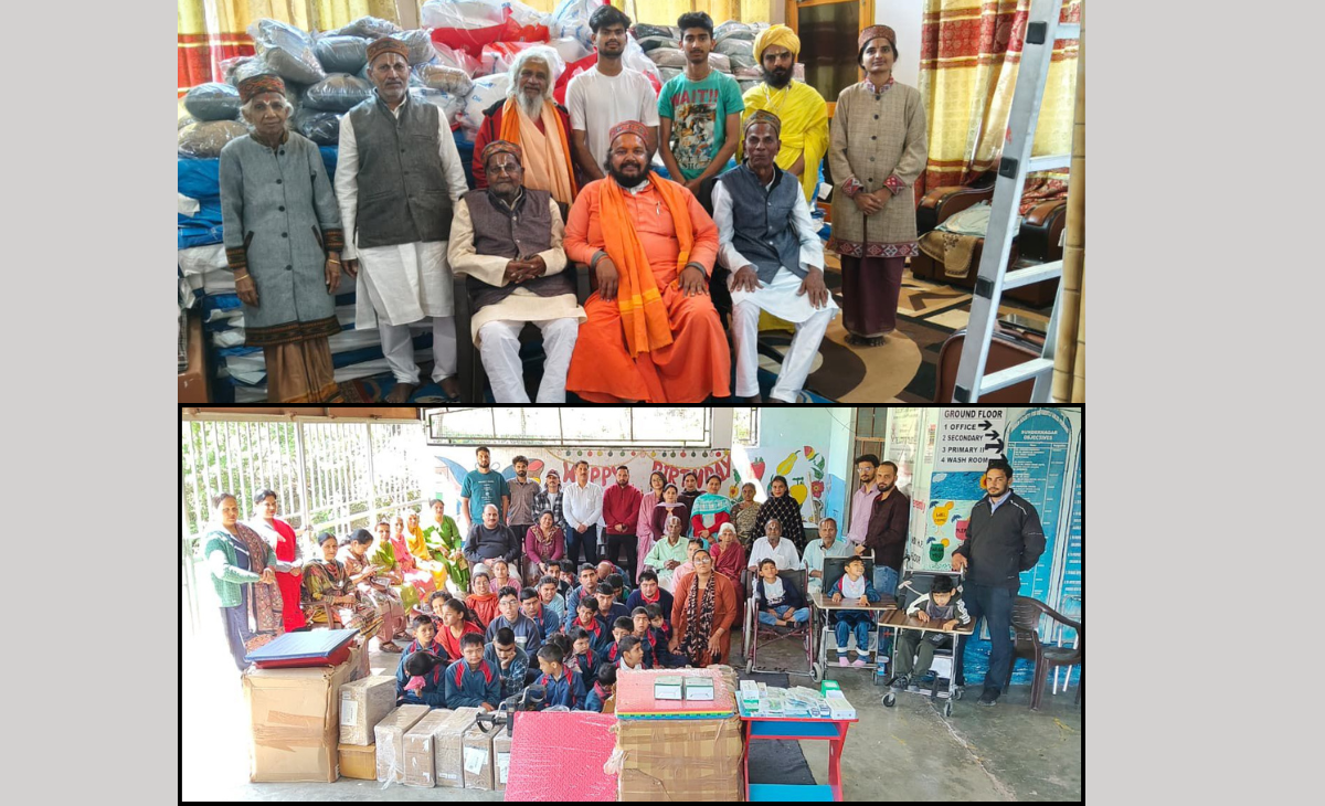 Spiritual Yatra Brings Relief to Needy Institutions in Himachal
