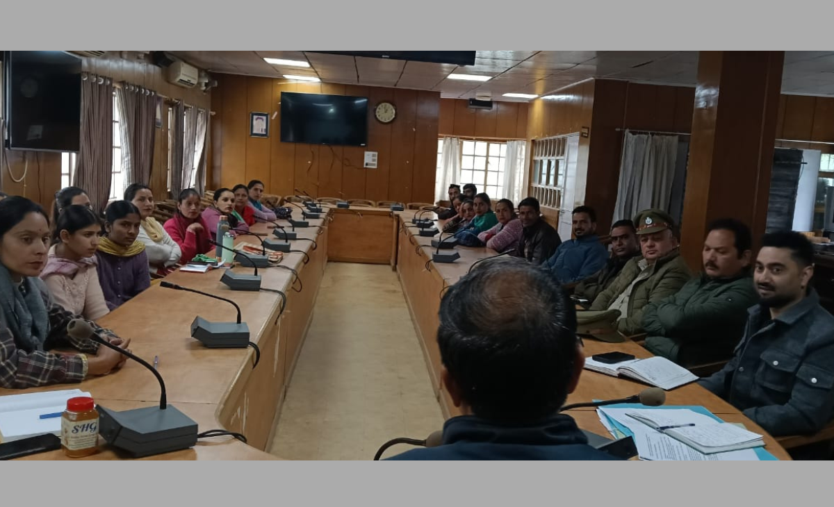 Meeting of Self-Help Groups under Van Dhan Yojana held in Bharmour