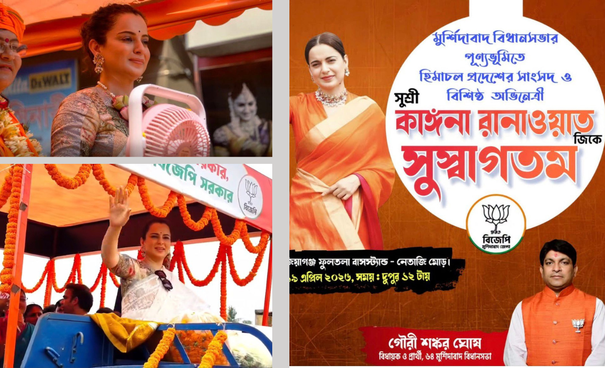 Bengal Battleground: Mandi MP Kangana Ranaut Emerges as BJP’s Firebrand Face with Modi’s Backing