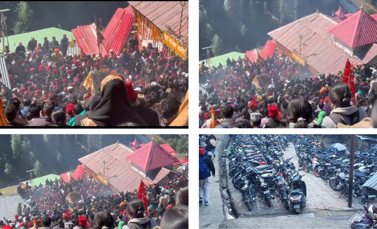 Kartik Swami Temple in Kugti Reopens After 134 Days, Thousands of Devotees Gather