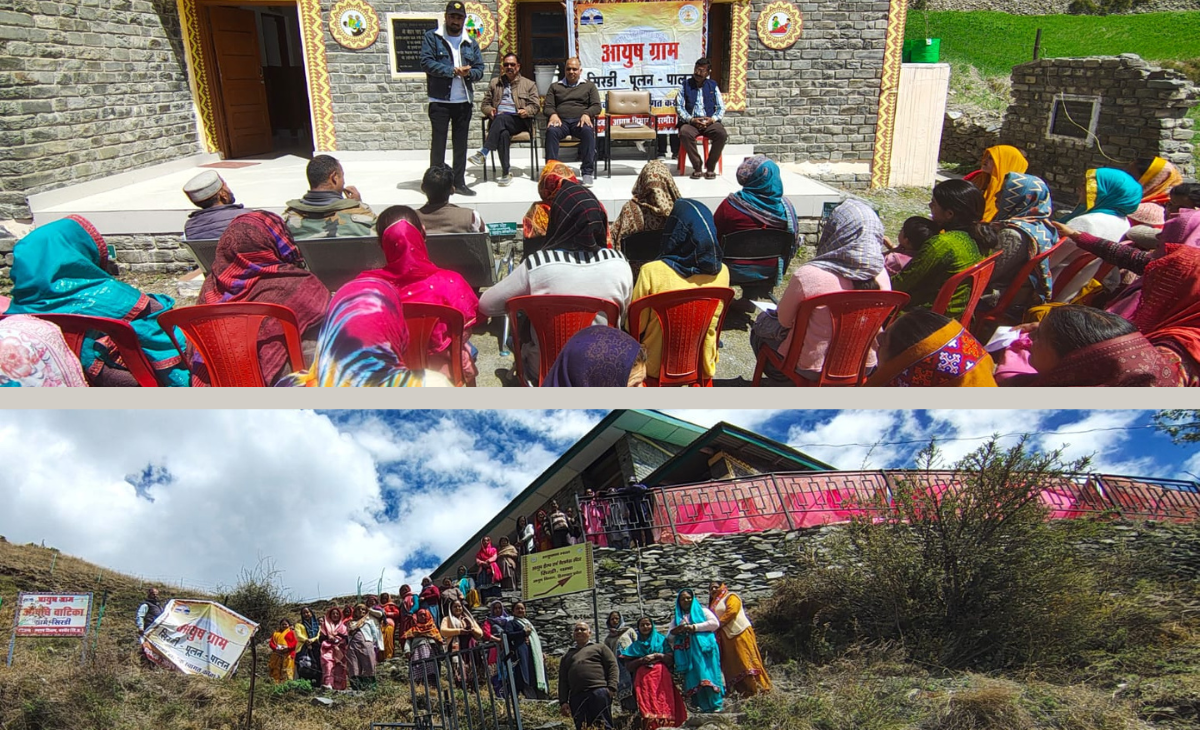 Ayush Gram Program: Establishment of Herbal Garden in Village Sirdi, Bharmour