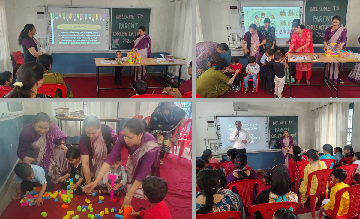 DAV Public School, Gohju Holds Orientation-cum-PTM for Early Learners”