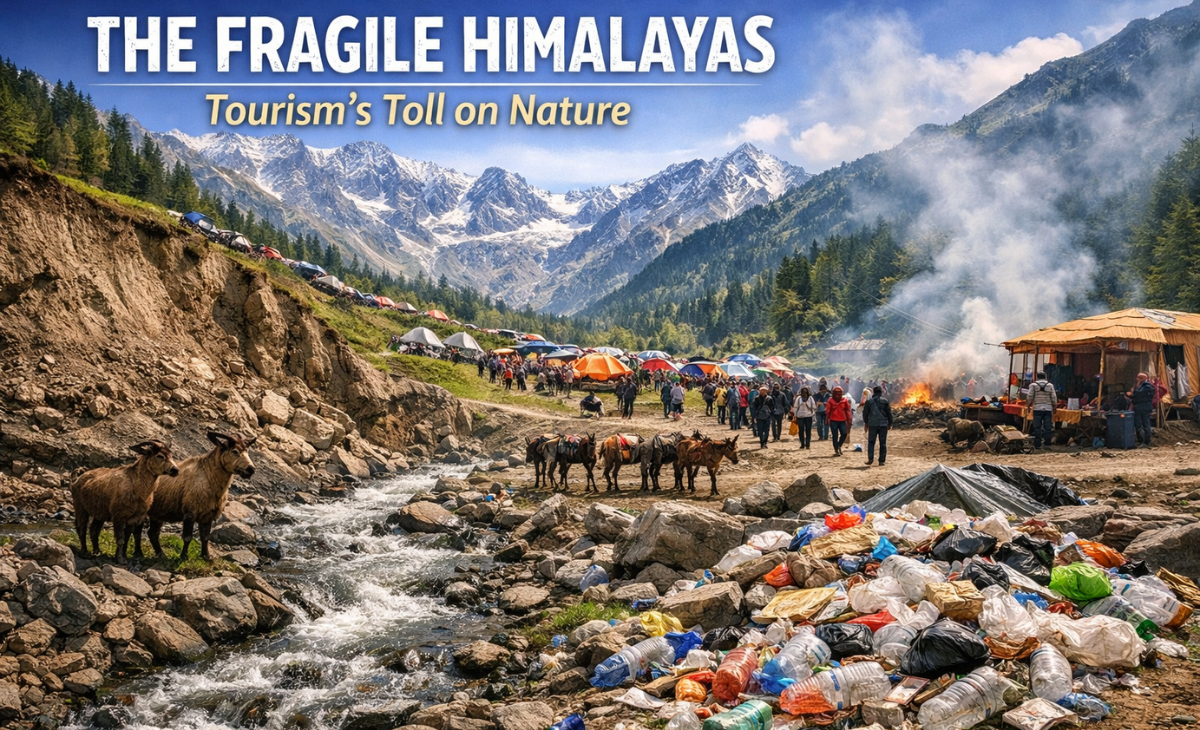 The Fragile Himalayas Facing Challenges due to Increasing Tourism Activities